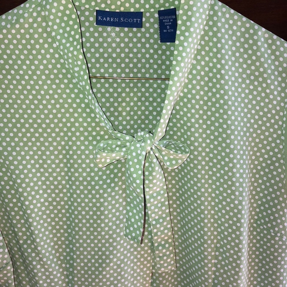 Karen Scott short - Sleeved Blouse